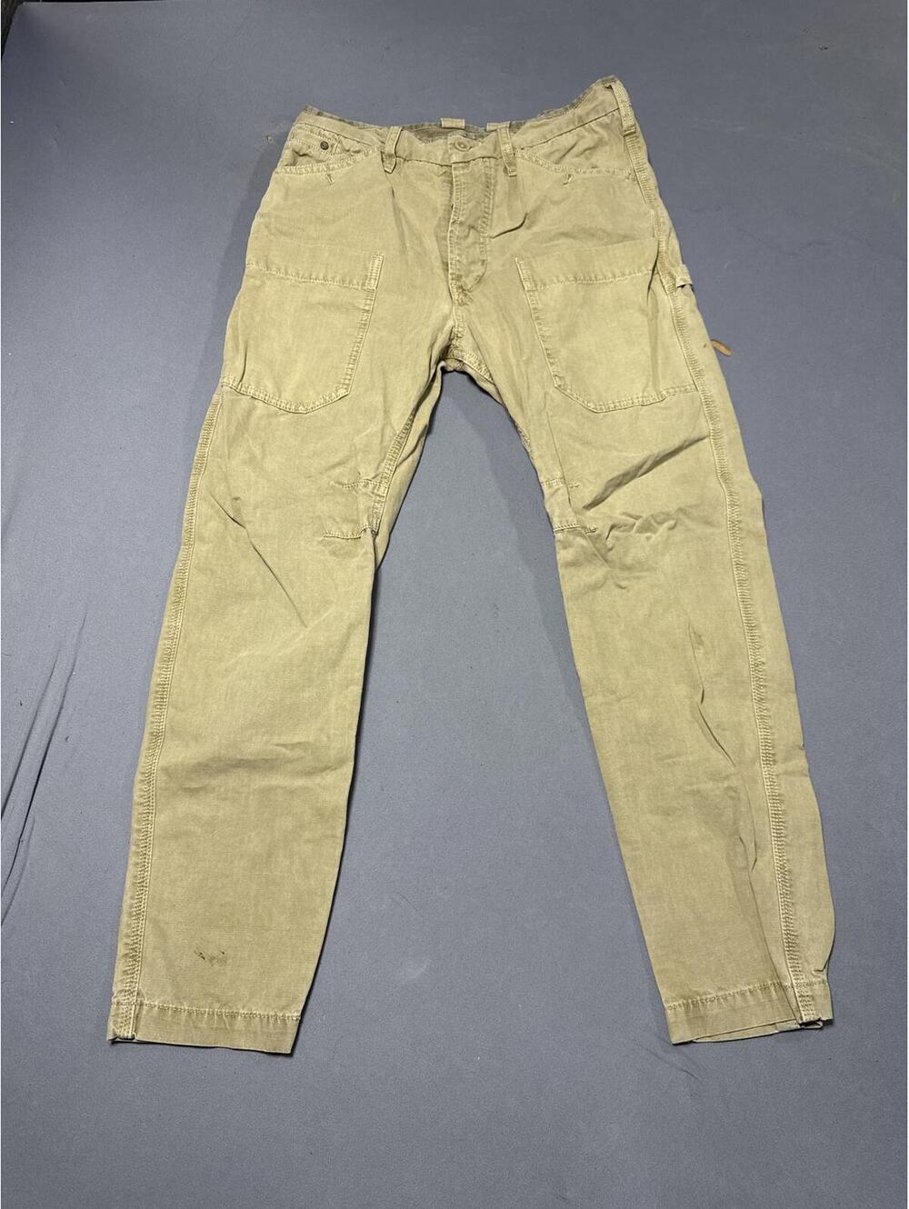 Diesel Cargo Mens Beige 30 Workwear Fly Button RN#93243 CA#25594